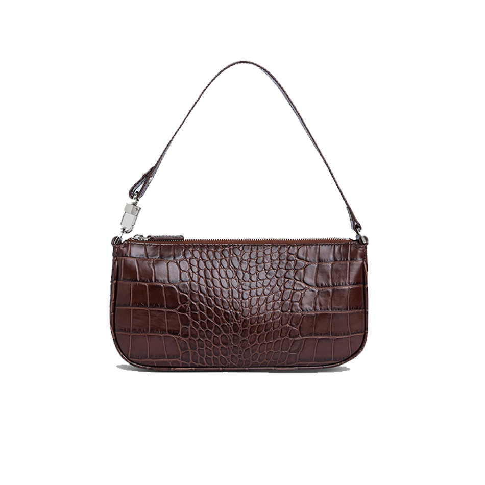 BY FARRachel Nutella Croco Embossed Leather女士皮包Medium