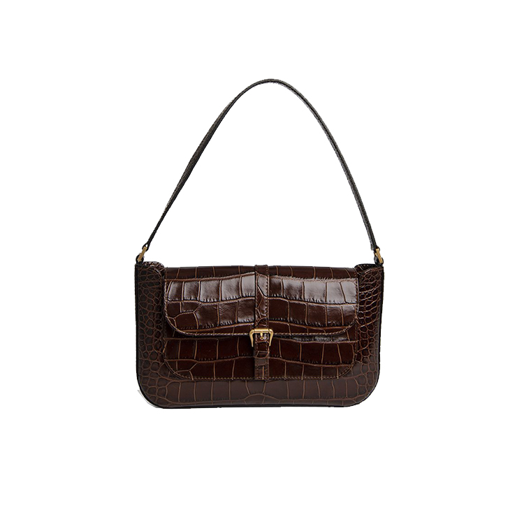 BY FARMiranda Nutella Croco Embossed Leather女士皮包Medium